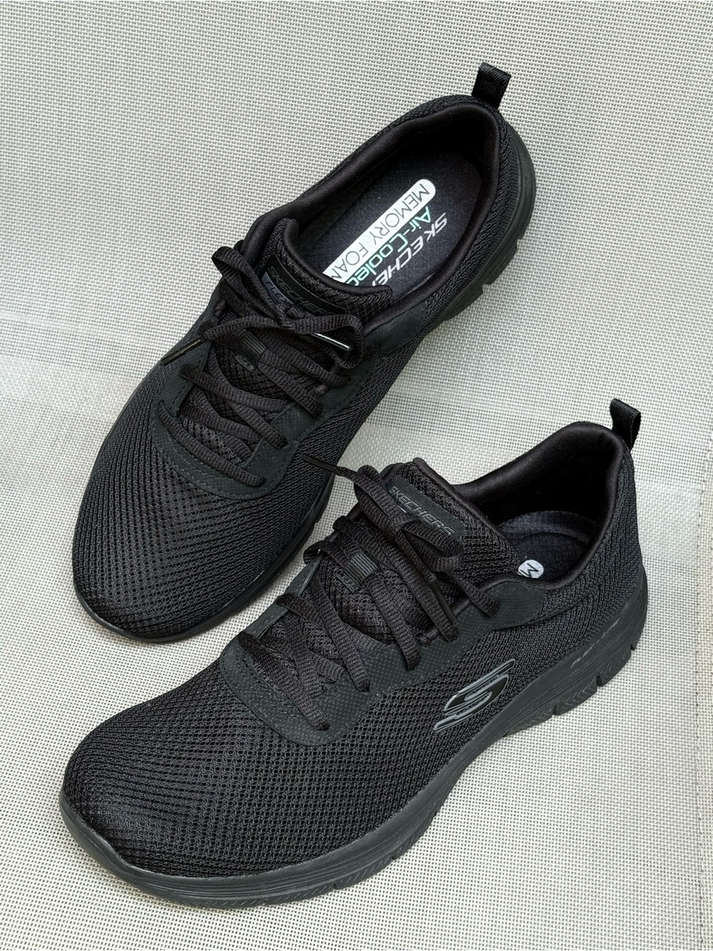 Skechers Women's Black Slip-On Athletic Sneakers